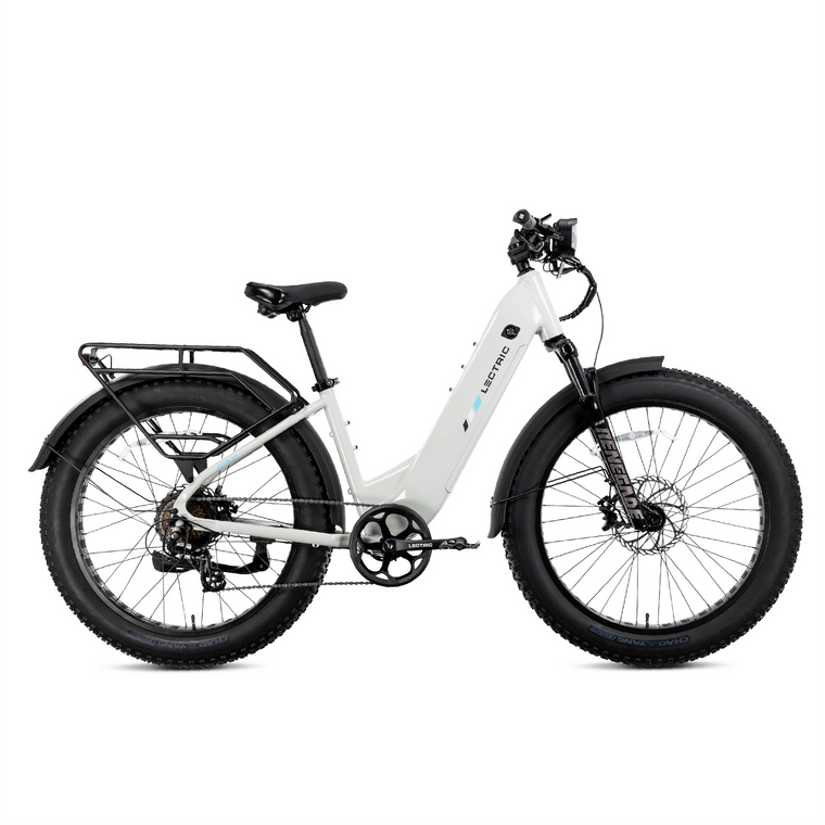 Lectric XPeak2 Step-Thru Ebike - Stratus White