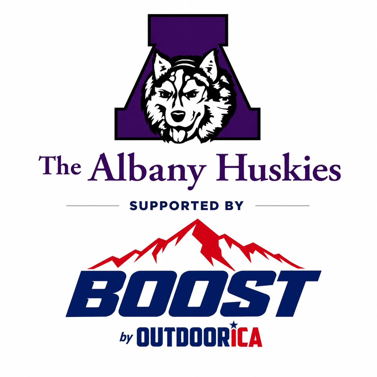 Albany Huskies BOOST by OUTDOORICA supporting Albany Area Schools District 745 in Albany Minnesota