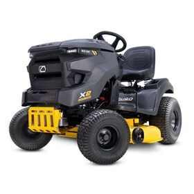 Side view of a new 2027 Cub Cadet X2 Enduro lawn tractor