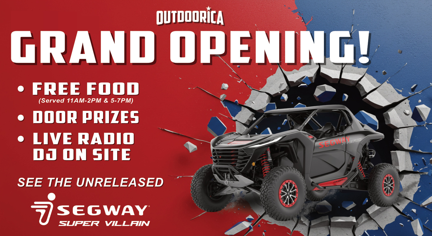 OUTDOORICA Grand Opening Hero Image