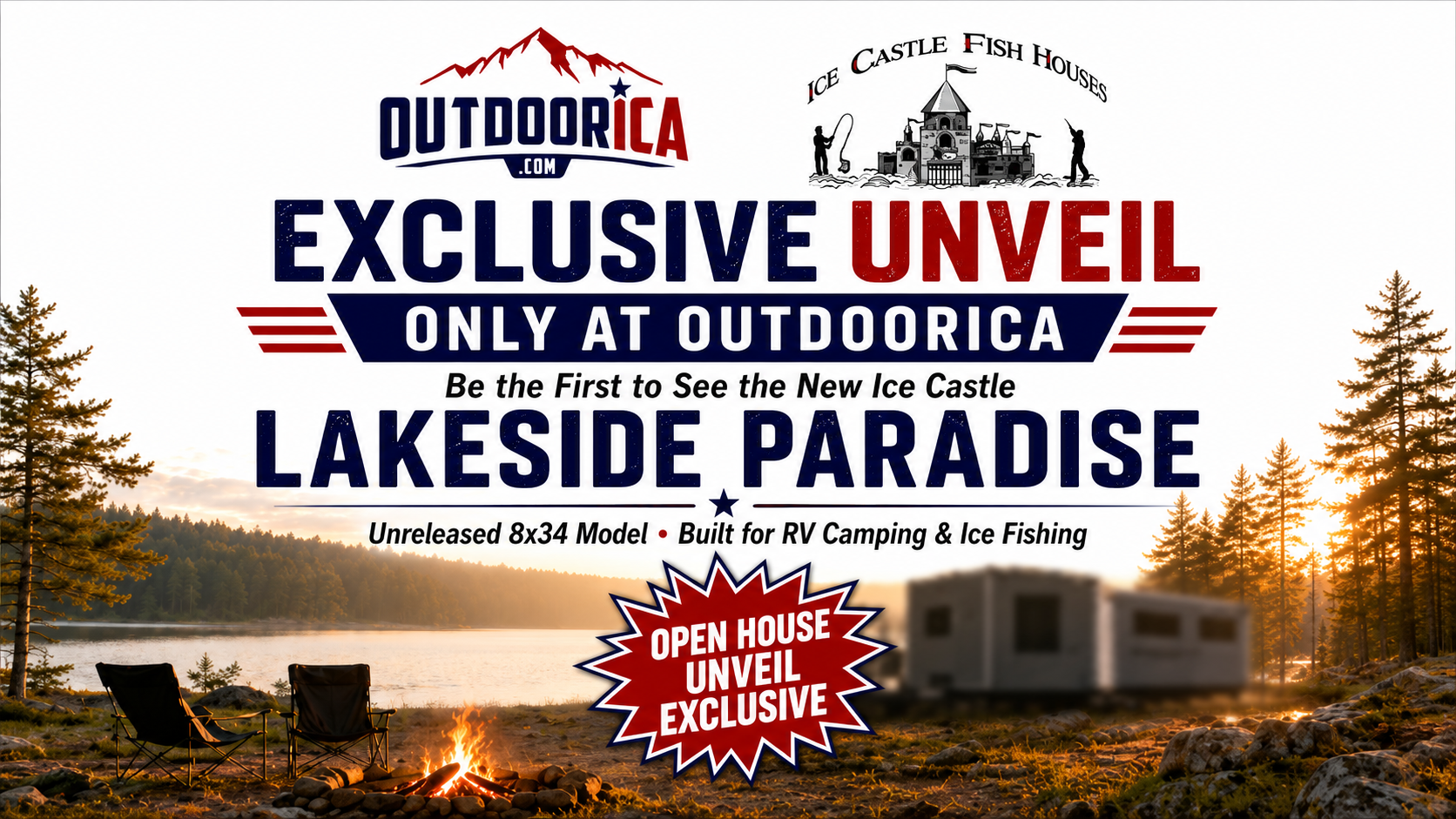 Exclusive first look at the new Ice Castle Lakeside Paradise only at OUTDOORICA Open House