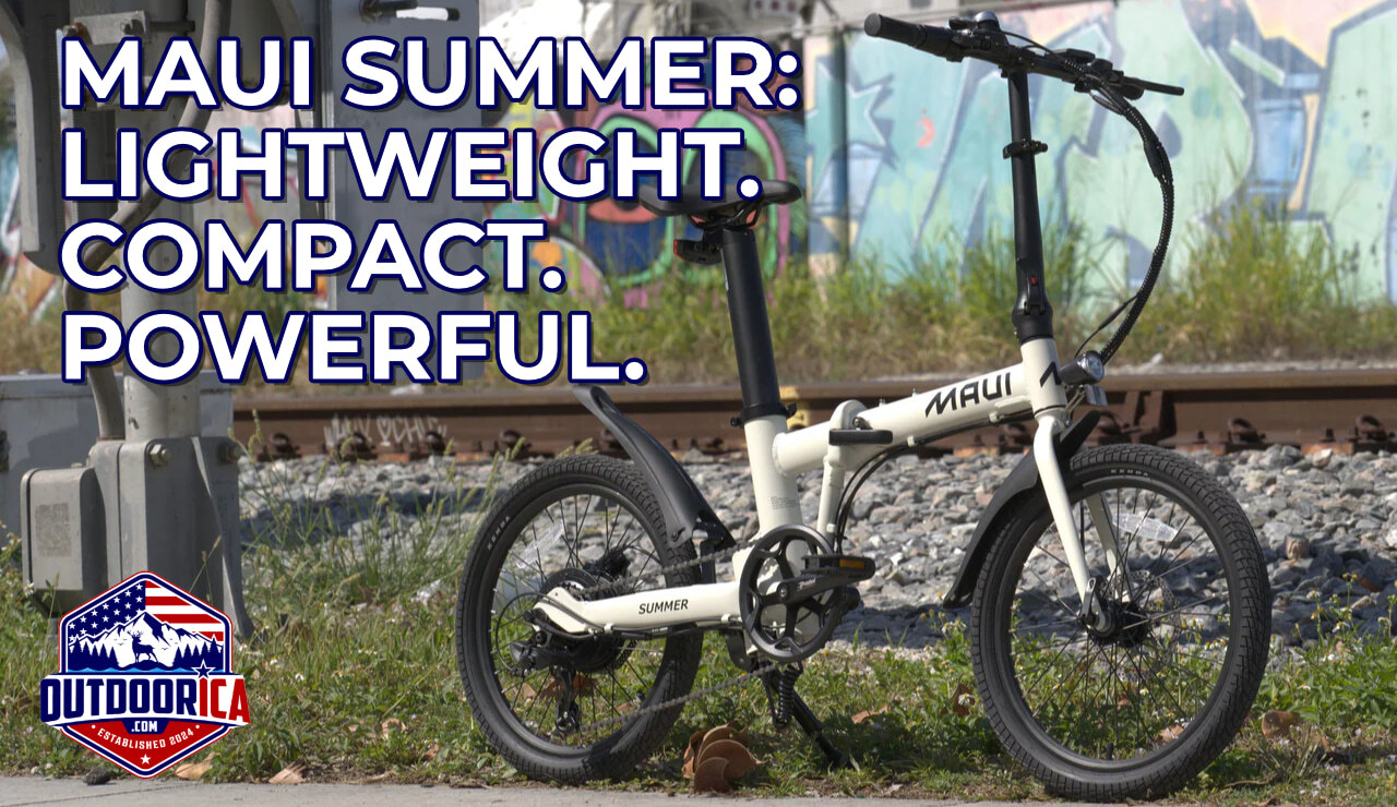 The Maui Summer eBike: The Ultimate Lightweight Folding Electric Bike