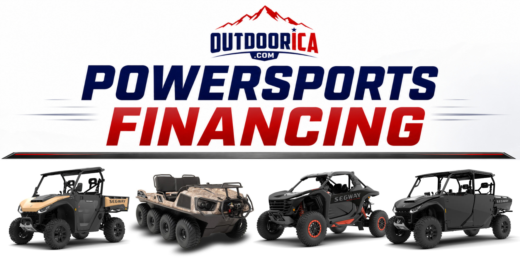 Powersports financing for Segway UTVs and Argo XTVs at OUTDOORICA in Albany Minnesota