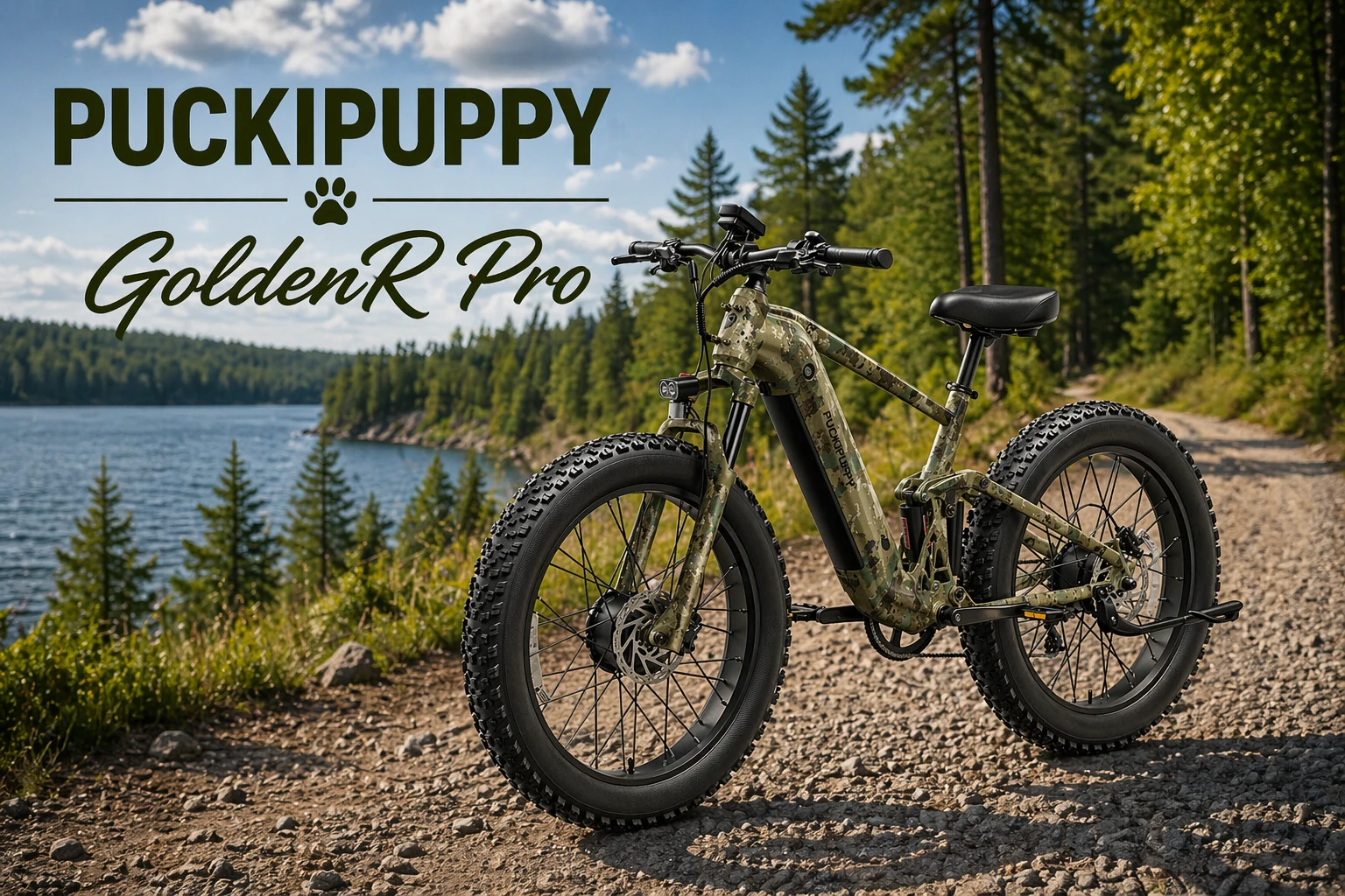 PUCKIPUPPY GoldenR Pro fat tire e-bike for sale in Minnesota