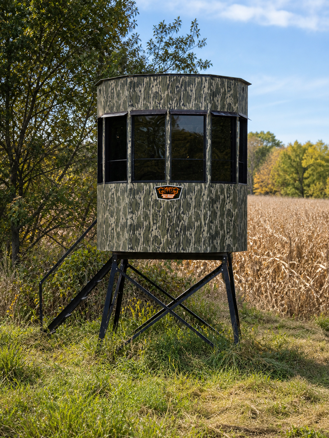 Rutted-Up deer blind available at OUTDOORICA in Albany MN