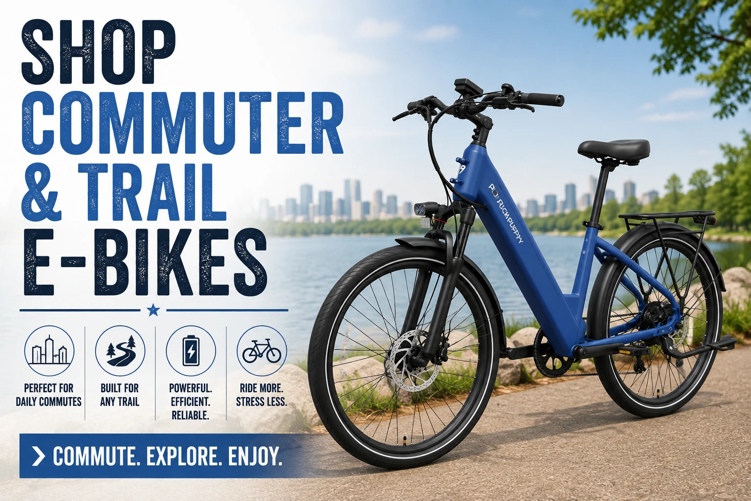 Shop commuter and trail e-bikes at OUTDOORICA in Central Minnesota