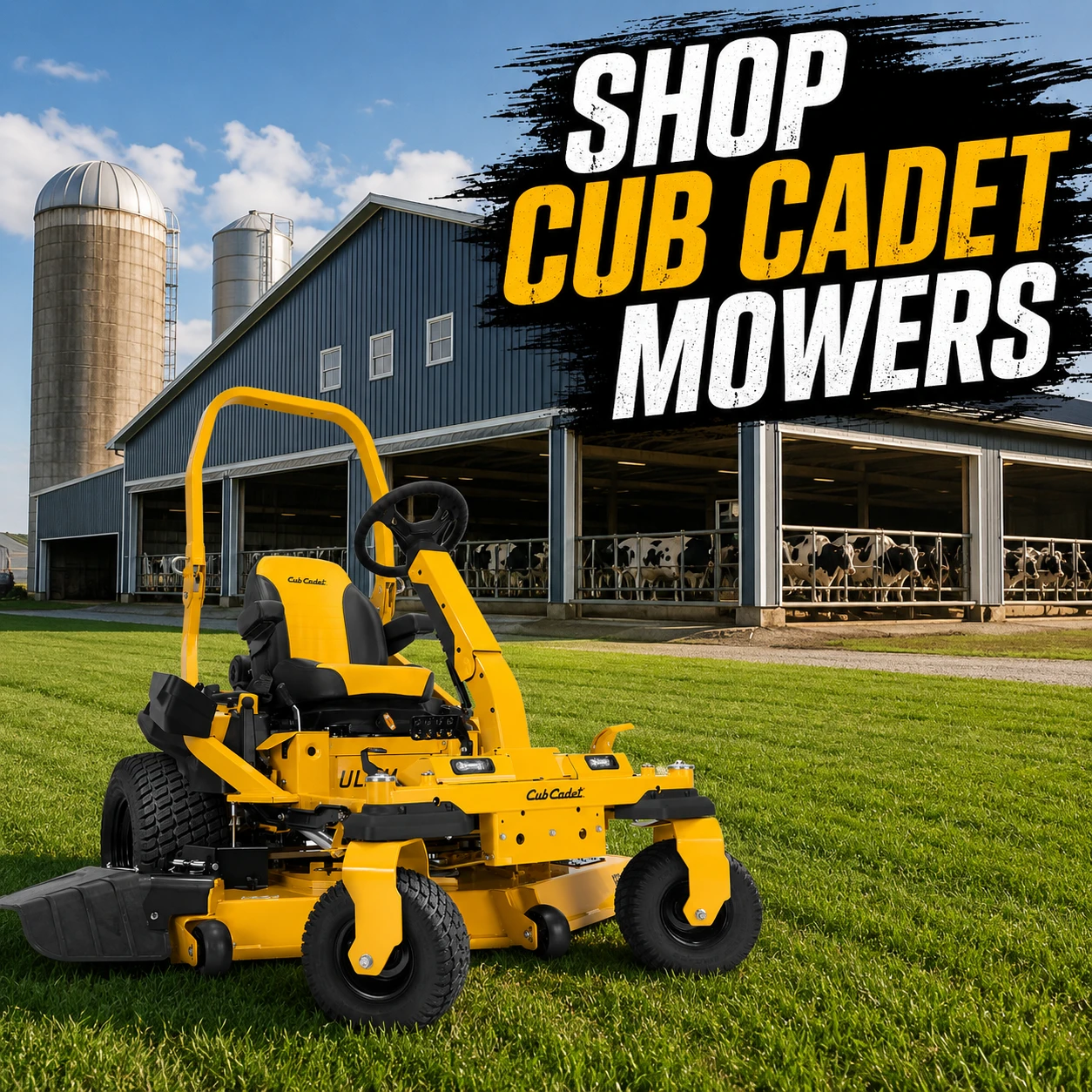 Shop Cub Cadet riding lawn mowers at OUTDOORICA for business and property maintenance