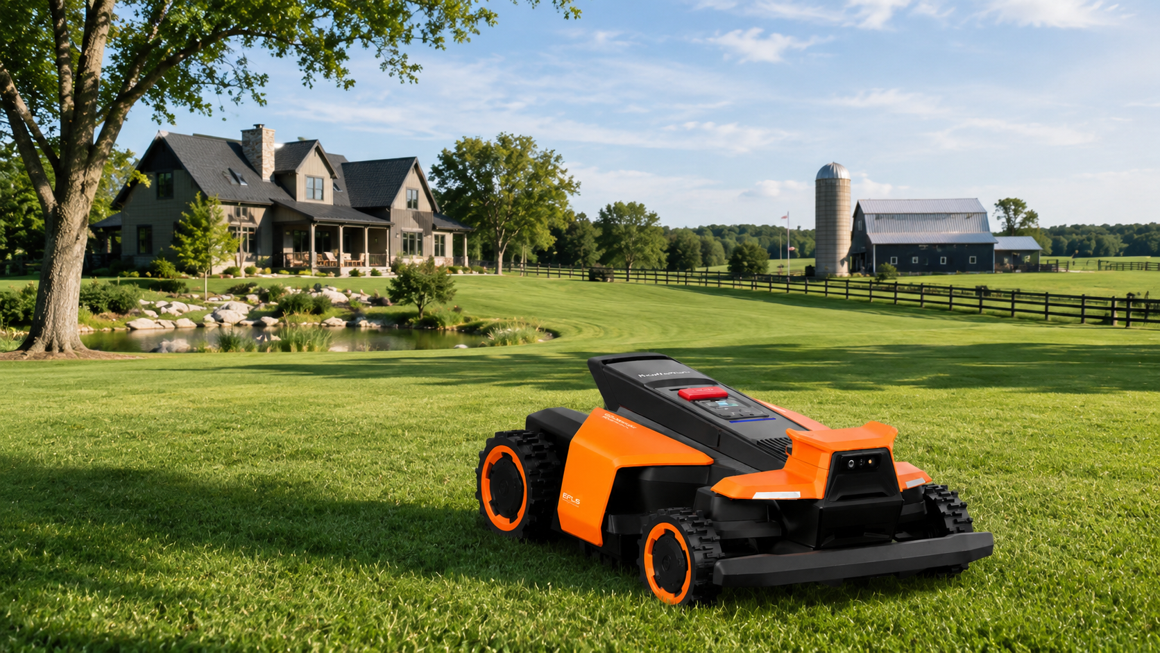 Segway Navimow Terranox robotic mower for farms acreages and large rural properties in Minnesota