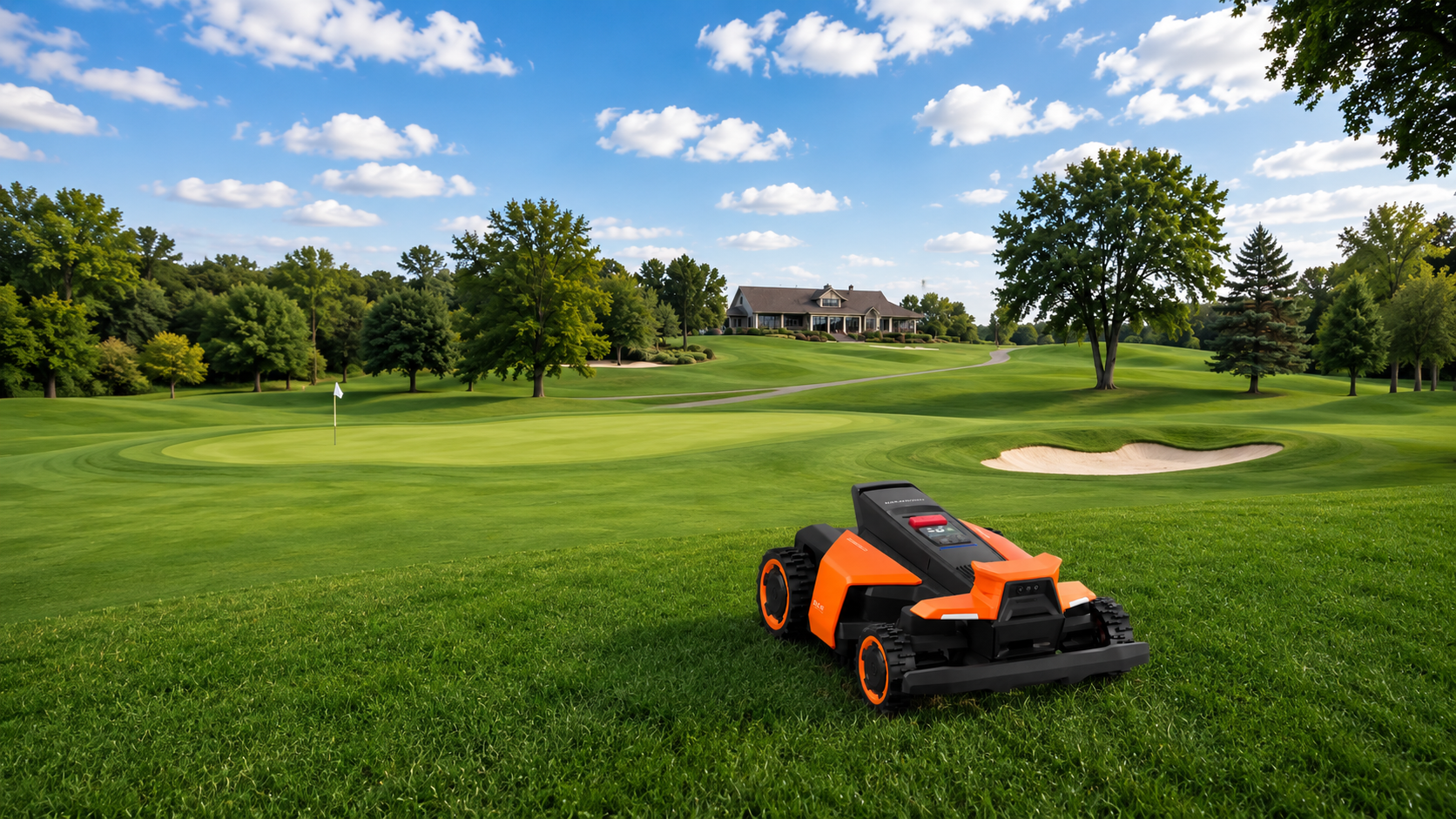 Segway Navimow Terranox commercial robotic mower for golf course style grounds resorts and large turf areas