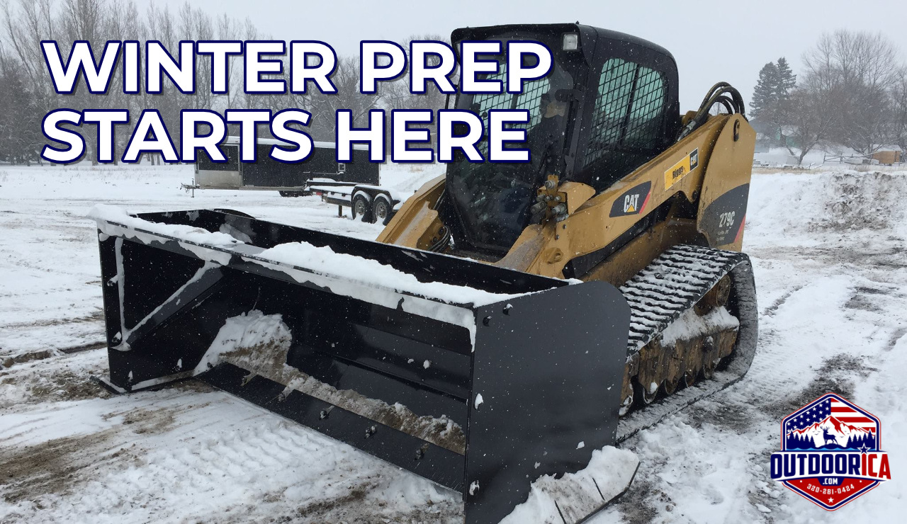Prime Attachments Skid Steer Winter Prep in Central Minnesota