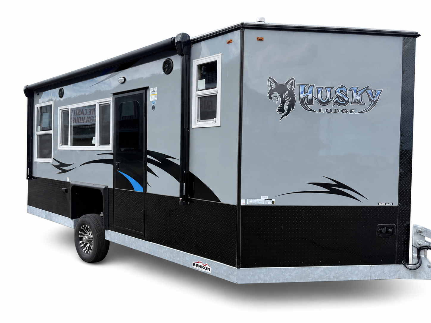 Ice Castle Husky Vacation Lodge RV 8×17 (Gray/Black) | Outlander