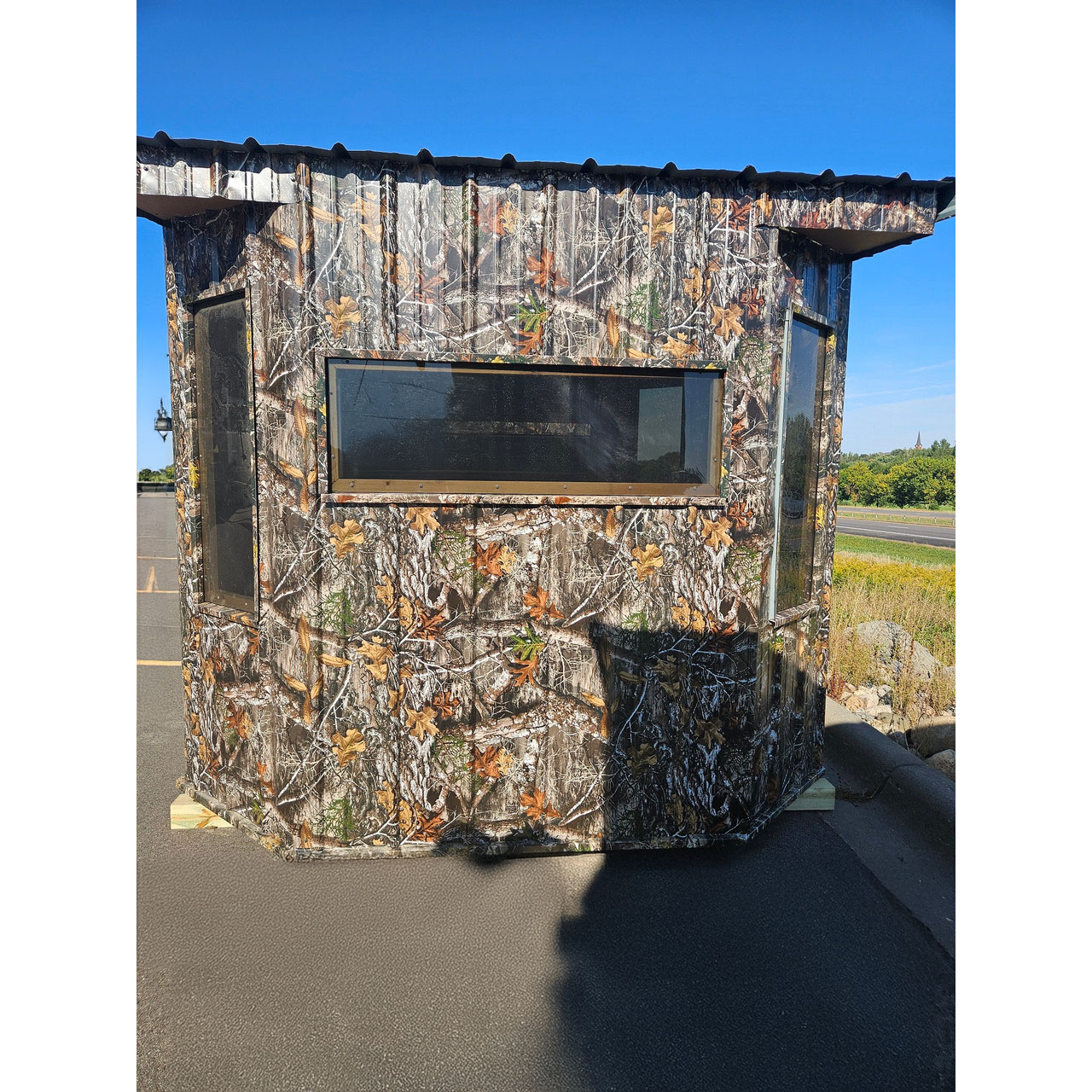 The Cabin 8x8 Amish Camo Hunting Blind | Outdoorica