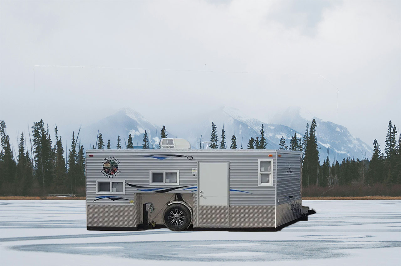 Ice Castle Trophy Hunter 8x17 Fish House - Ultimate Ice Fishing