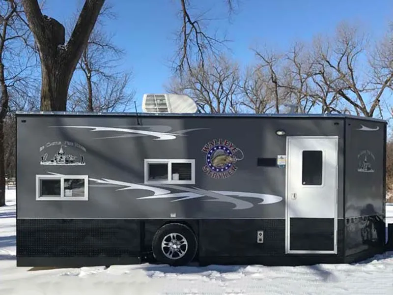 Premium Ice Castle Walleye Stryker 8x17 Fish House | Outdoorica
