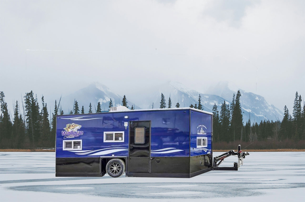 Premium Ice Castle Walleye Chaser 8x17 Fish House | Outdoorica