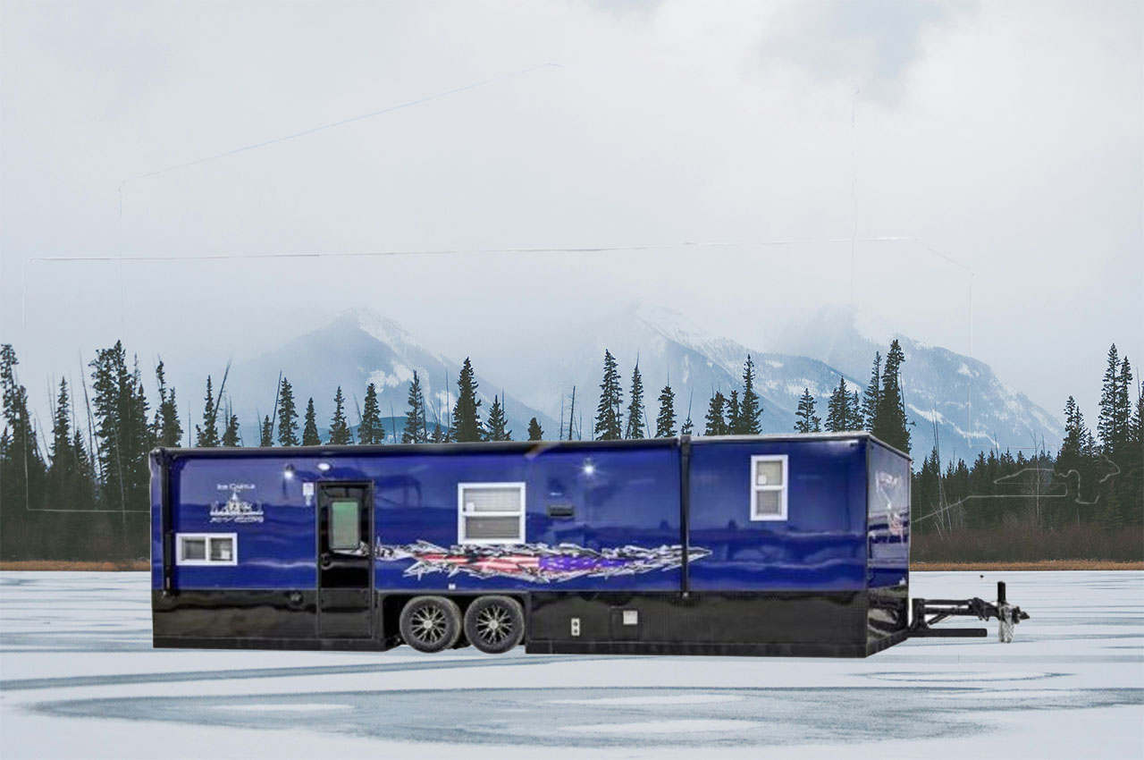 Ice Castle Eagle EXT 8x28 RV Camper & Fish House | Outdoorica
