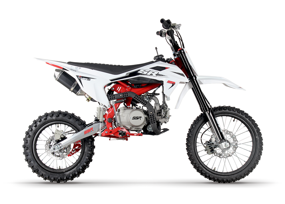 ドリケツ　SSR スピードスター　114.3 17×7.5 +48 白　ホワイト SSR Motorsports SR125RB Pit Bike - White |SR125RBWhite