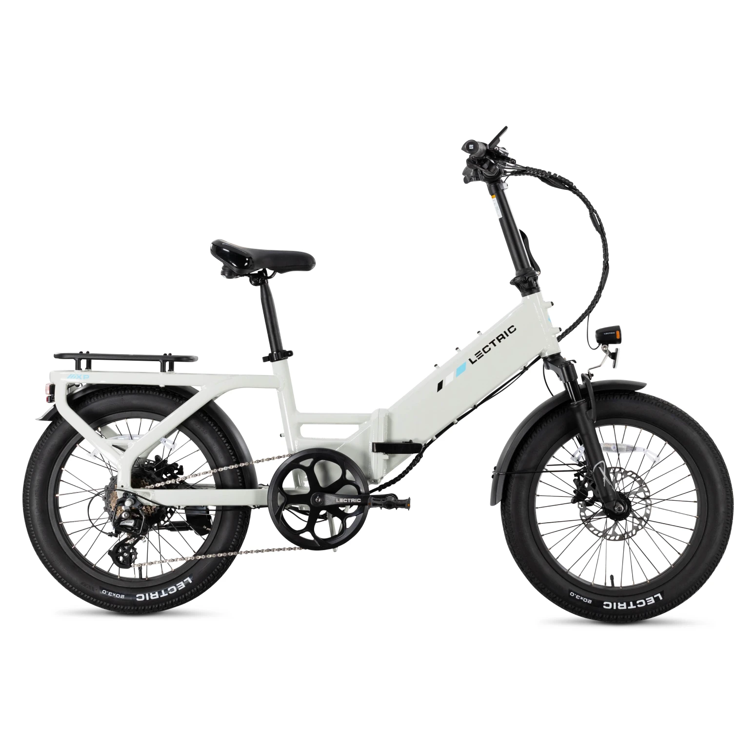 エリック Lectric XP4 Foldable Step-Thru Ebike - Stratus White | Outdoorica