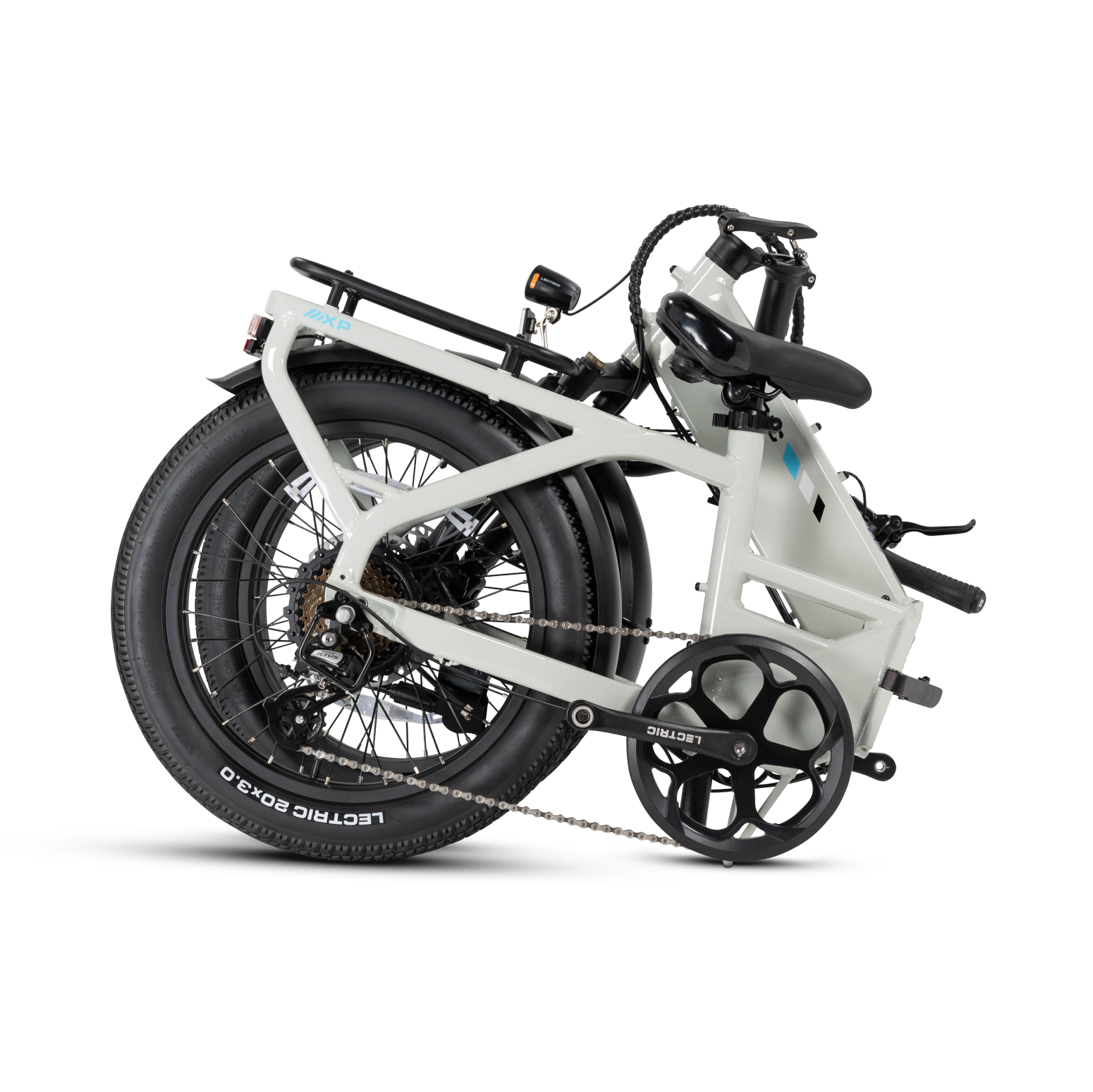 Lectric XP4 Foldable Step-Thru Ebike - Stratus White | Outdoorica