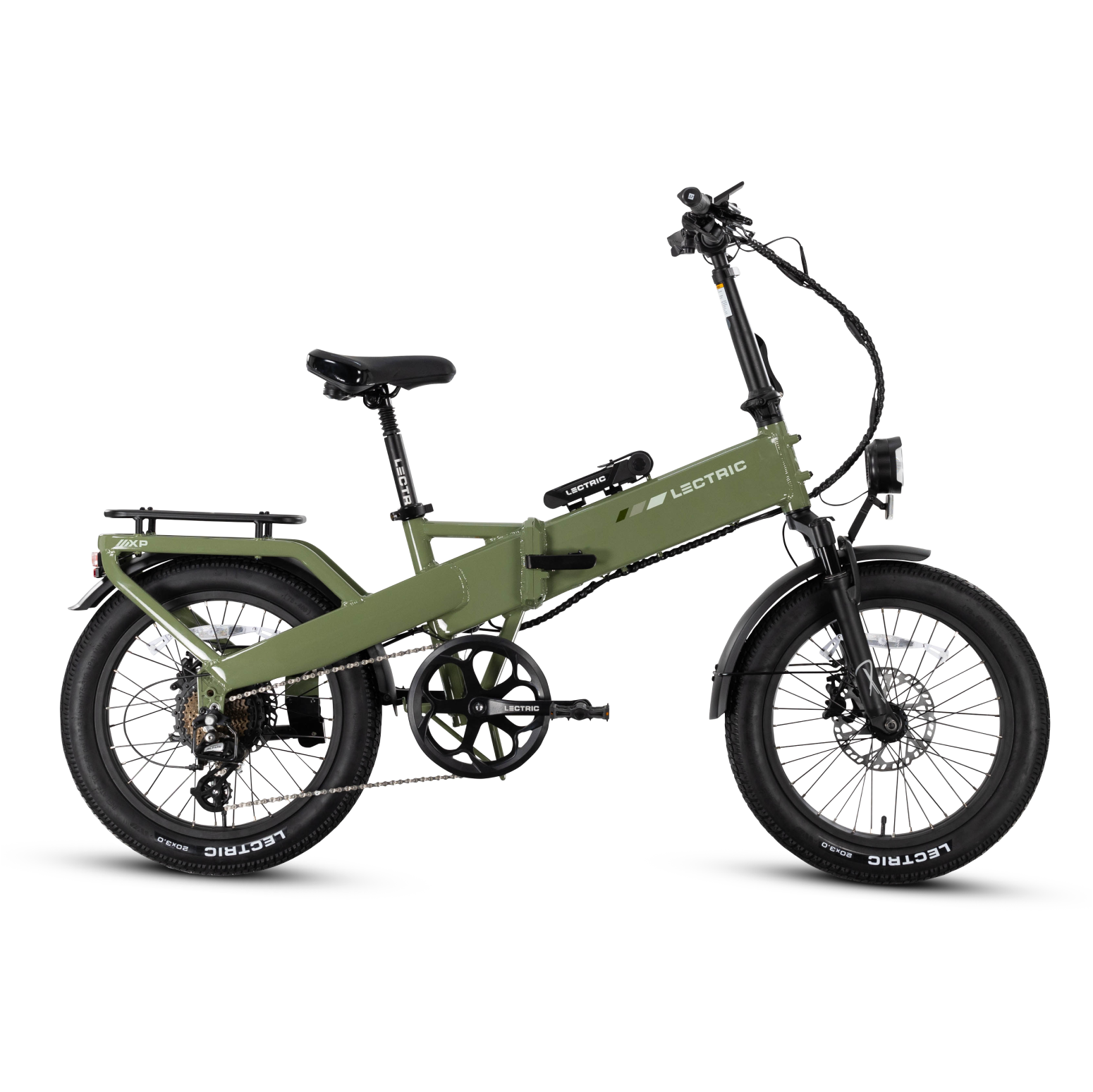 Lectric XP4 Foldable High-Step Long-Range Ebike - Pine Green