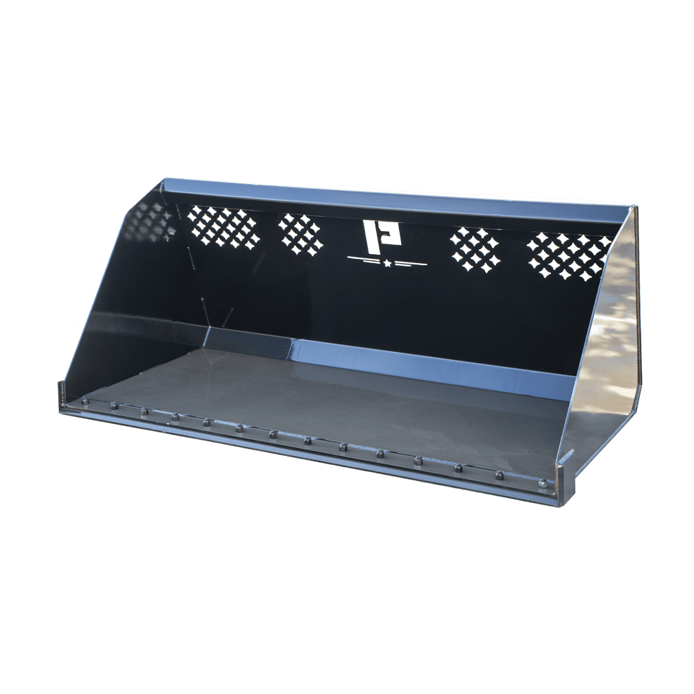 Prime snow bucket skid steer attachment at OUTDOORICA