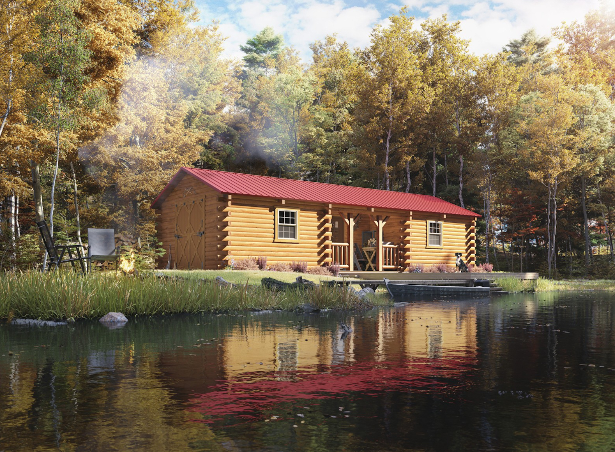 Beaver Lodge hunting cabin at OUTDOORICA