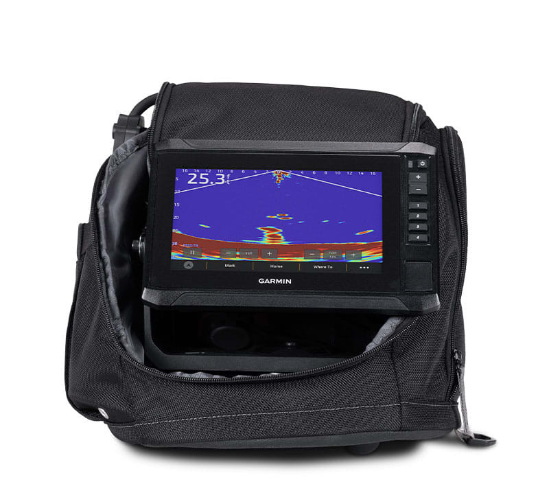 Garmin ECHOMAP UHD2 73sv Panoptix PS22-IF Bundle included with qualifying Ice Castle fish house financing tier