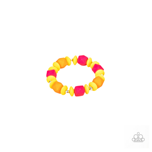 Starlet Shimmer Bracelet 2 - Pink/Orange/Yellow