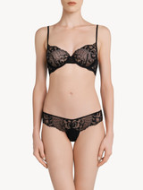 G string in black Leavers lace and stretch tulle_1