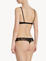 Triangle Bra in black embroidered tulle_2