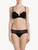 Black stretch Leavers lace thong_1