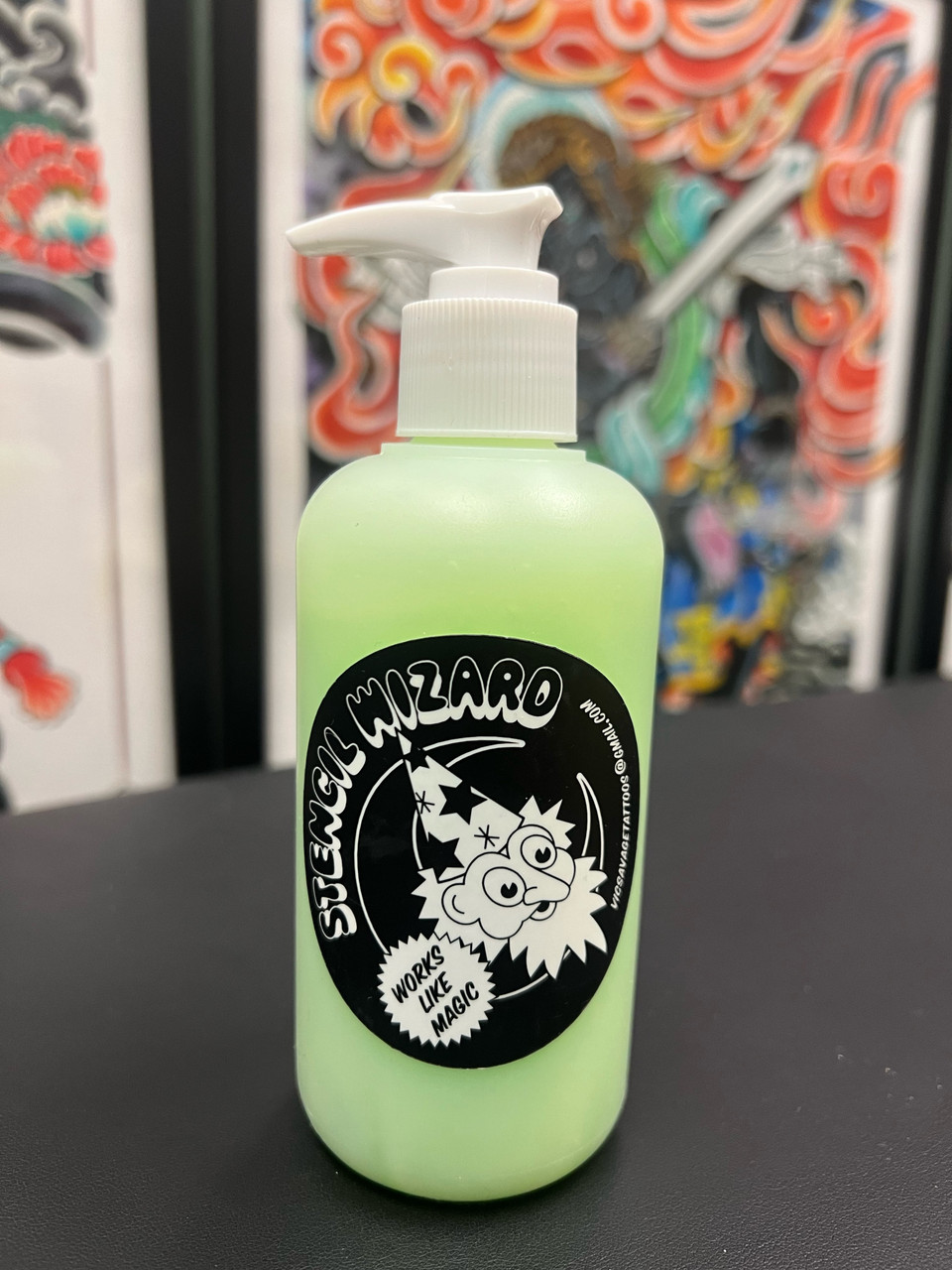 Stencil Wizard- 8oz Pump - Keystone Tattoo Supply
