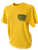 Unicorn Horns T-Shirt Gold by Rob Goodkind 
