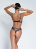 Déesse en Glam Thong in Marine Argent *FINAL SALE (25% Off)*