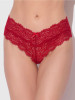 Lana Lace V Front G-String in Crimson Red
