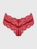 Lana Lace V Front G-String in Crimson Red