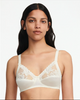 Amazone Full Coverage Wireless Bra in Ivory