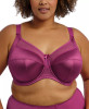 Keira Underwire Banded Bra in Mulberry