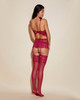 Magnolia Thigh Highs in Deep Ruby FINAL SALE (40% Off)