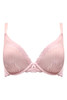 Luxe Linear Lightly Padded Bra in Soft Pink