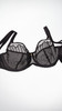 Luna Low-Necked Bra in Black