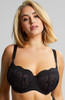 Ashley Padded Balcony Bra in Black