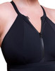 Zip Tide Non-Wired Multiway Swimsuit in Black