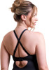 Zip Tide Non-Wired Multiway Swimsuit in Black