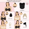 Elise Full Busted Strapless Bra in Bare
