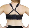 Adriana Curvy and Full Bust Supportive Wire-Free Lace Bralette in Black