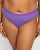 Sheer Mesh High Cut Thong in Violet