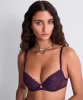 Mystery of Love Moulded Push Up Bra in Plum 6AN08