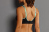 Performance Sports Bra in Black/Pool Blue