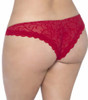 J'adore Burnout Mesh Tanga Panty in Red FINAL SALE 35% Off